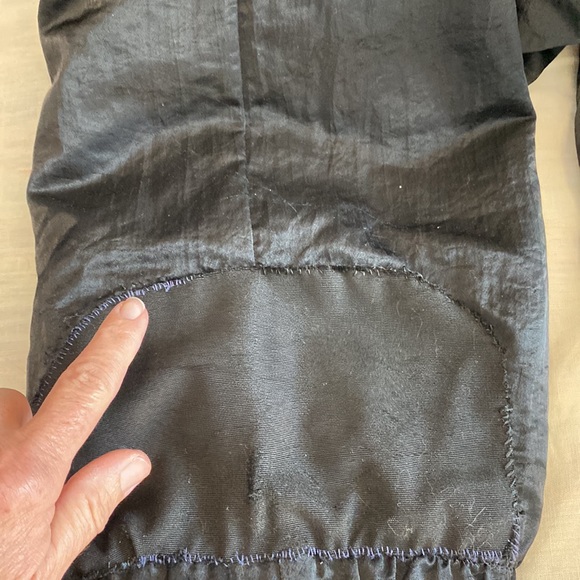 VNTG 1990 NILS Black Satin One Piece Ski Suit Sz 10 - Picture 9 of 15